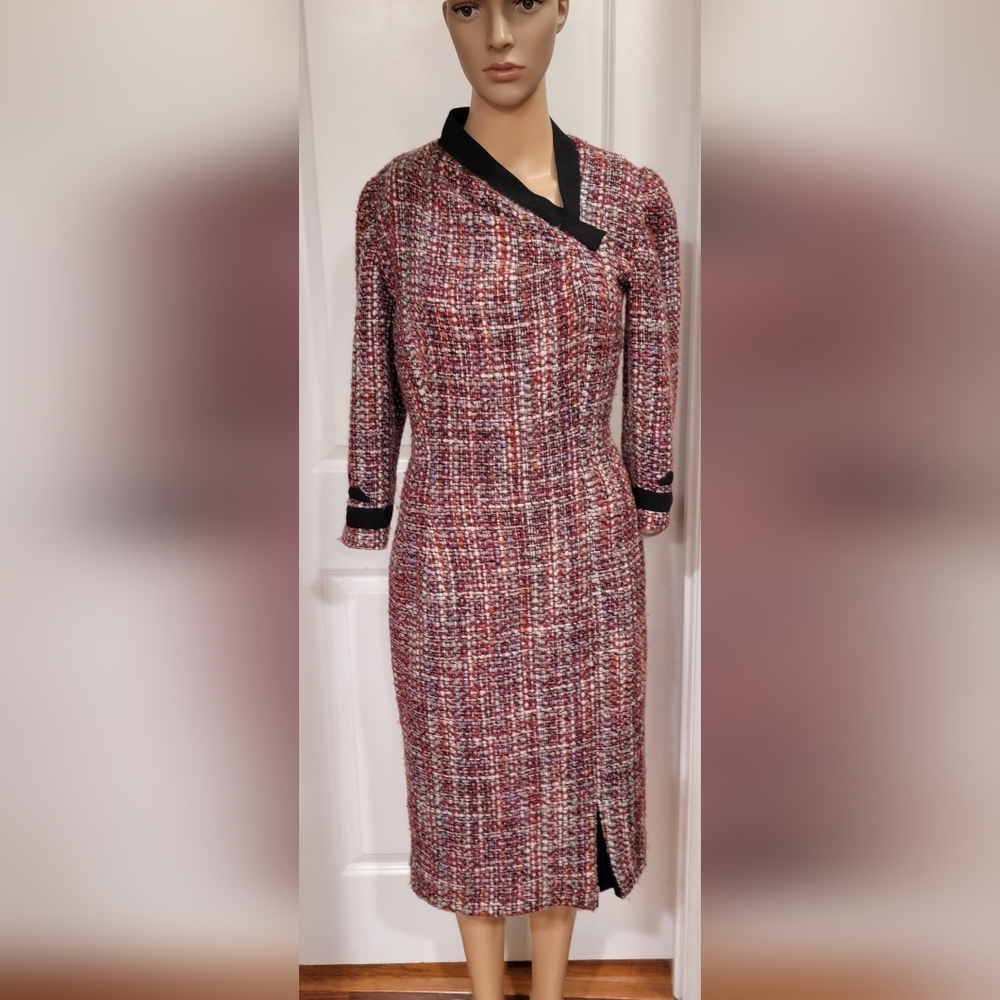 Stylish Tweed Dress